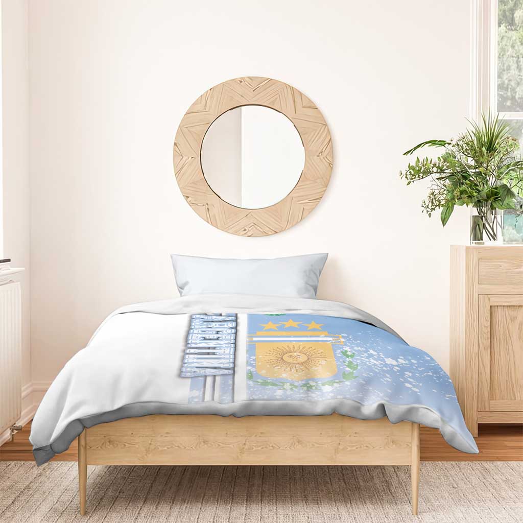 Argentina Football Bedding Set La Albiceleste Soccer - Road To Champion