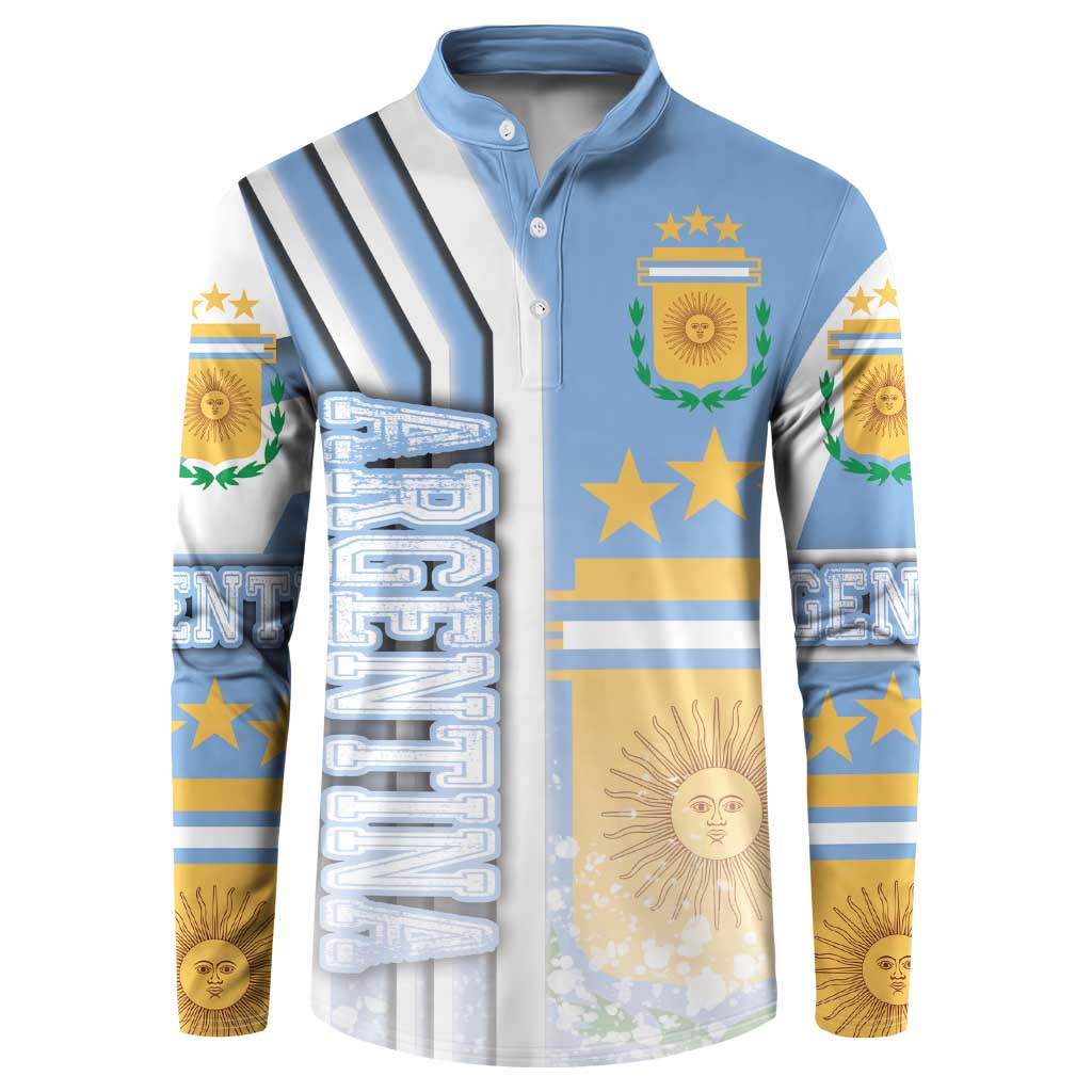 Argentina Football Button Sweatshirt La Albiceleste Soccer - Road To Champion