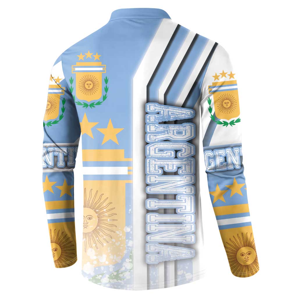 Argentina Football Button Sweatshirt La Albiceleste Soccer - Road To Champion