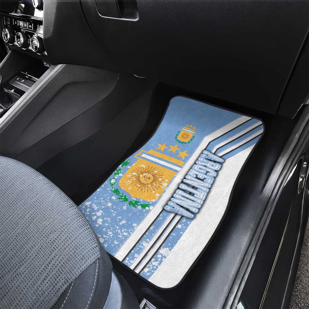 Argentina Football Car Mats La Albiceleste Soccer - Road To Champion
