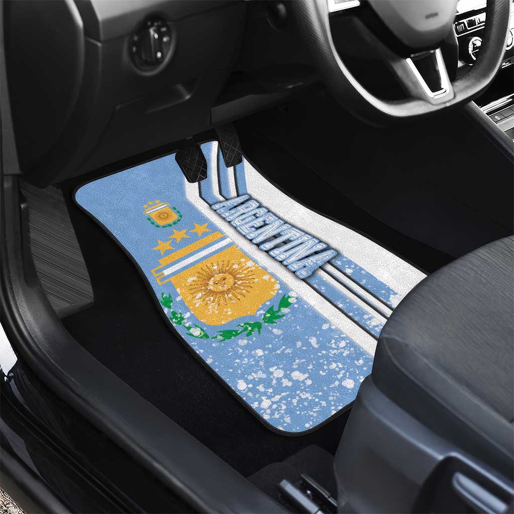 Argentina Football Car Mats La Albiceleste Soccer - Road To Champion