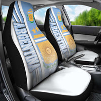 Argentina Football Car Seat Cover La Albiceleste Soccer - Road To Champion