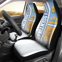Argentina Football Car Seat Cover La Albiceleste Soccer - Road To Champion
