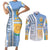 Argentina Football Couples Matching Short Sleeve Bodycon Dress and Long Sleeve Button Shirt La Albiceleste Soccer - Road To Champion