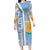 Argentina Football Family Matching Long Sleeve Bodycon Dress and Hawaiian Shirt La Albiceleste Soccer - Road To Champion