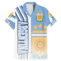 Argentina Football Family Matching Mermaid Dress and Hawaiian Shirt La Albiceleste Soccer - Road To Champion