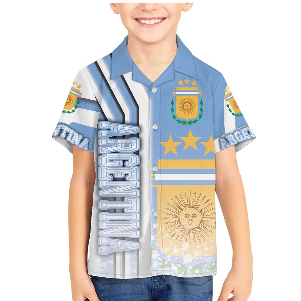 Argentina Football Family Matching Mermaid Dress and Hawaiian Shirt La Albiceleste Soccer - Road To Champion