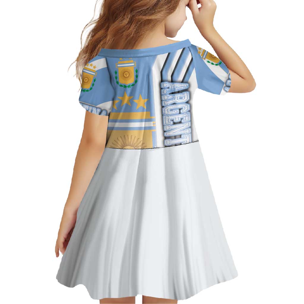 Argentina Football Family Matching Off Shoulder Maxi Dress and Hawaiian Shirt La Albiceleste Soccer - Road To Champion