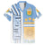Argentina Football Family Matching Short Sleeve Bodycon Dress and Hawaiian Shirt La Albiceleste Soccer - Road To Champion