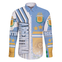 Argentina Football Family Matching Summer Maxi Dress and Hawaiian Shirt La Albiceleste Soccer - Road To Champion