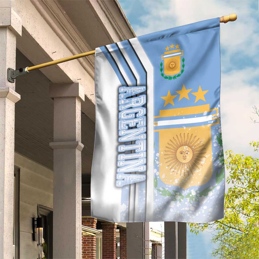 Argentina Football Garden Flag La Albiceleste Soccer - Road To Champion