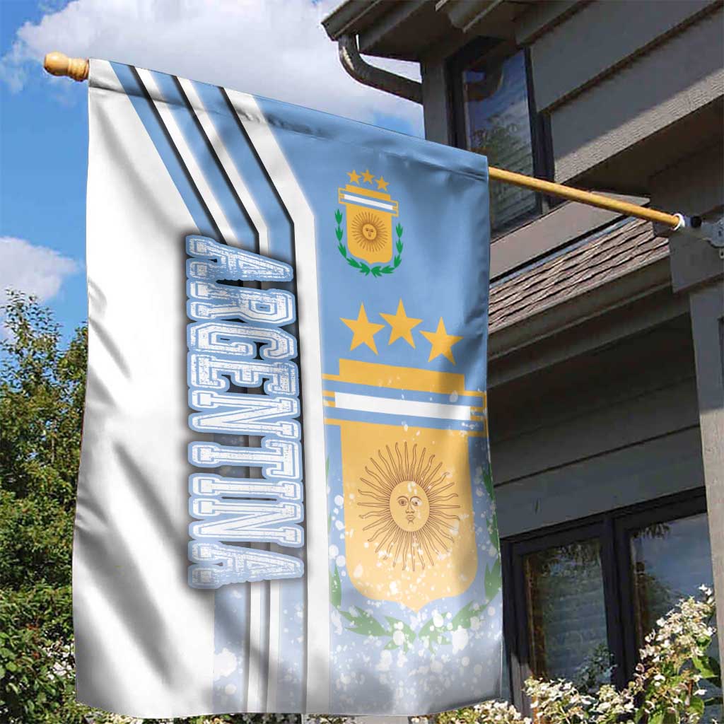Argentina Football Garden Flag La Albiceleste Soccer - Road To Champion