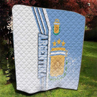 Argentina Football Quilt La Albiceleste Soccer - Road To Champion