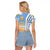 Argentina Football Raglan Cropped T Shirt La Albiceleste Soccer - Road To Champion