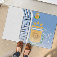 Argentina Football Rubber Doormat La Albiceleste Soccer - Road To Champion
