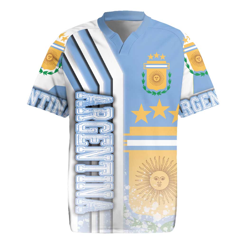 Argentina Football Rugby Jersey La Albiceleste Soccer - Road To Champion
