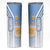 Argentina Football Skinny Tumbler La Albiceleste Soccer - Road To Champion