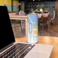 Argentina Football Skinny Tumbler La Albiceleste Soccer - Road To Champion