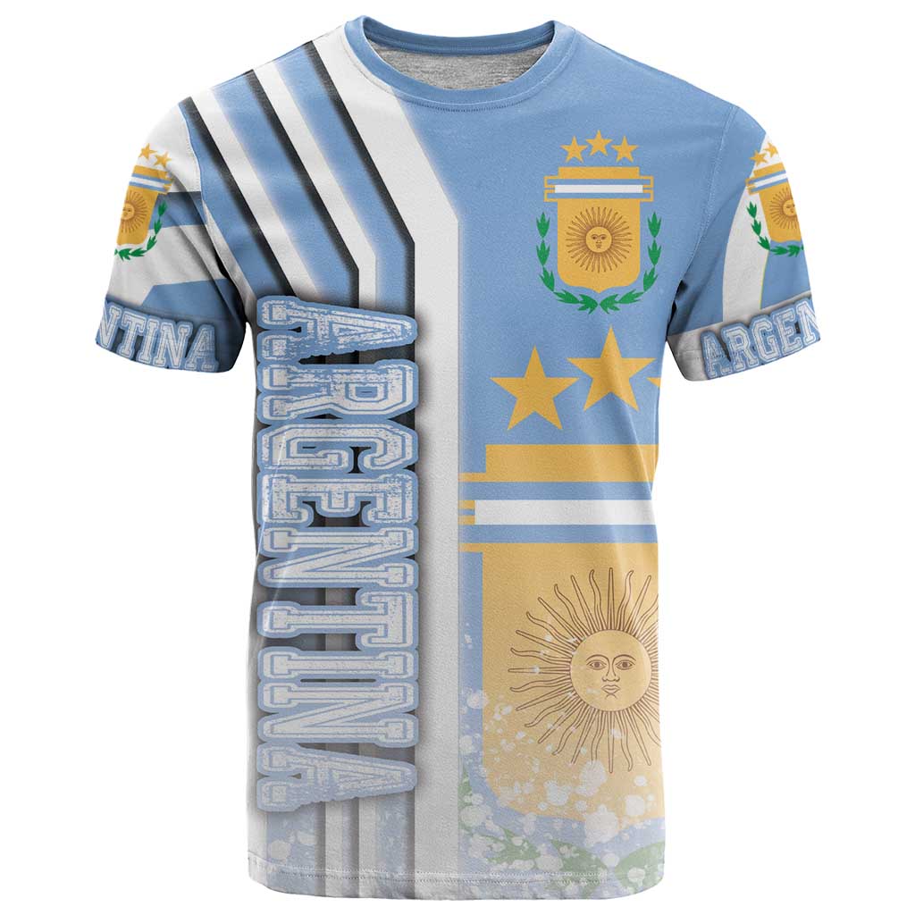 Argentina Football T Shirt La Albiceleste Soccer - Road To Champion
