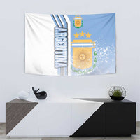 Argentina Football Tapestry La Albiceleste Soccer - Road To Champion