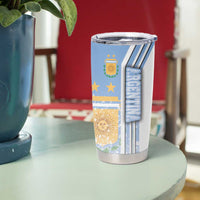 Argentina Football Tumbler Cup La Albiceleste Soccer - Road To Champion