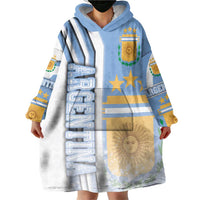 Argentina Football Wearable Blanket Hoodie La Albiceleste Soccer - Road To Champion