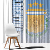 Argentina Football Window Curtain La Albiceleste Soccer - Road To Champion