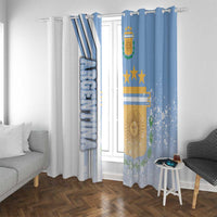 Argentina Football Window Curtain La Albiceleste Soccer - Road To Champion