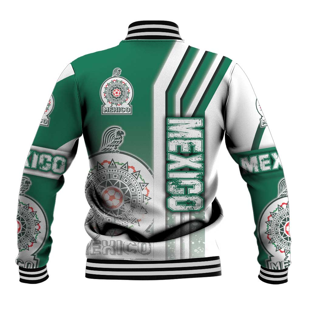 Mexico Football Baseball Jacket El Tri Soccer - Road To Champion - Wonder Print Shop