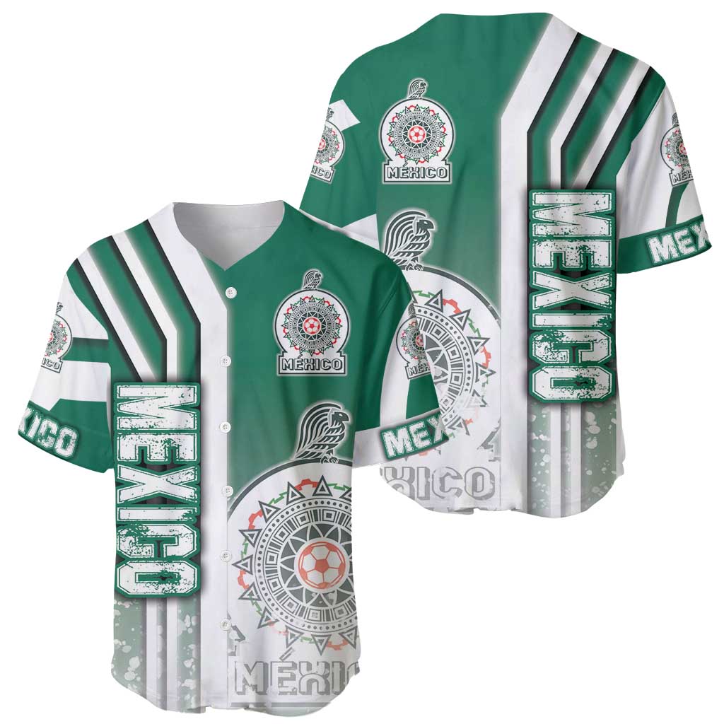 Mexico Football Baseball Jersey El Tri Soccer - Road To Champion - Wonder Print Shop