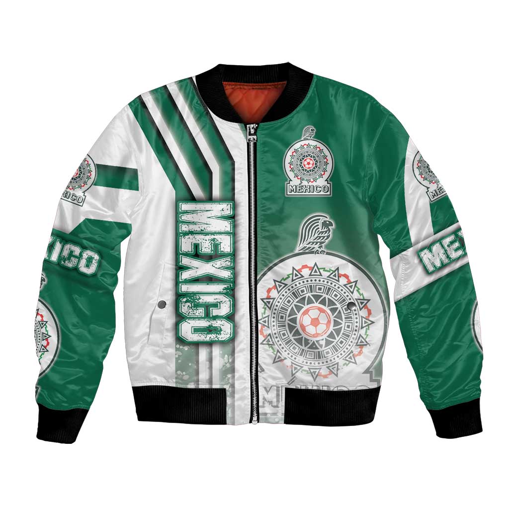 Mexico Football Bomber Jacket El Tri Soccer - Road To Champion - Wonder Print Shop
