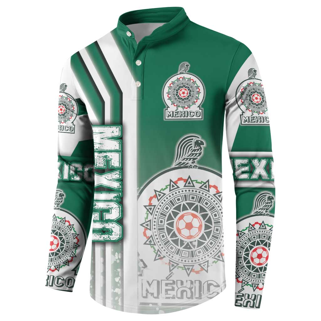 Mexico Football Button Sweatshirt El Tri Soccer - Road To Champion - Wonder Print Shop