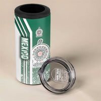Mexico Football 4 in 1 Can Cooler Tumbler El Tri Soccer - Road To Champion - Wonder Print Shop