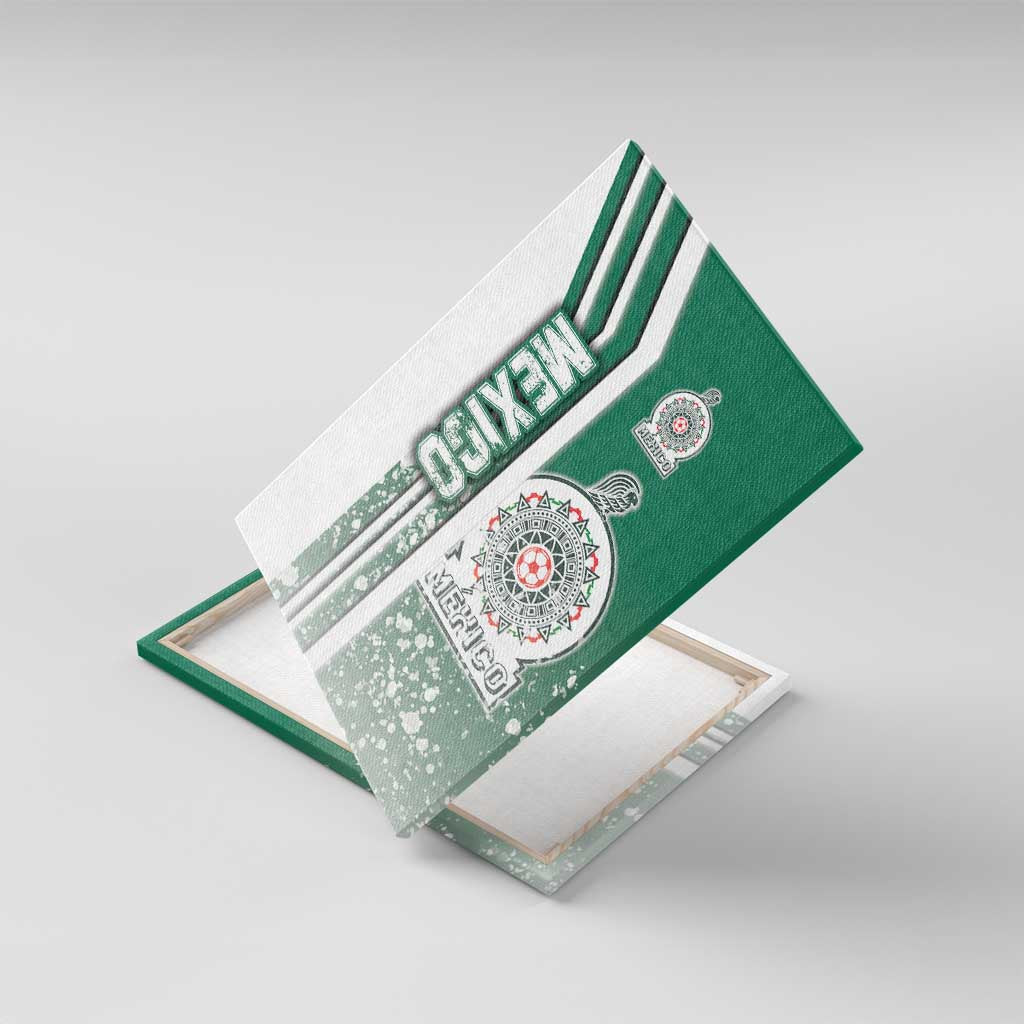 Mexico Football Canvas Wall Art El Tri Soccer - Road To Champion - Wonder Print Shop