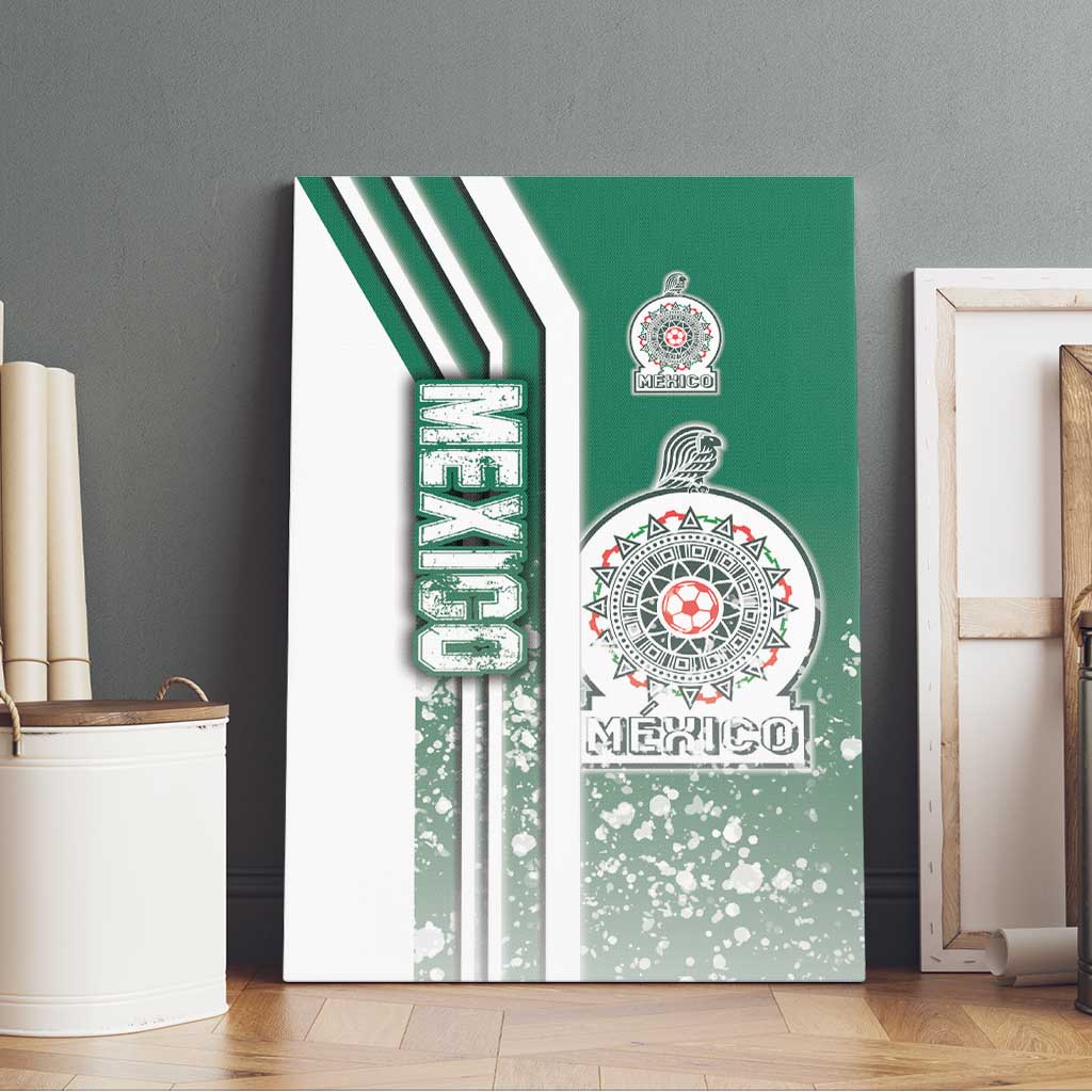 Mexico Football Canvas Wall Art El Tri Soccer - Road To Champion - Wonder Print Shop