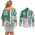Mexico Football Couples Matching Off Shoulder Short Dress and Long Sleeve Button Shirt El Tri Soccer - Road To Champion - Wonder Print Shop