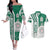 Mexico Football Couples Matching Off The Shoulder Long Sleeve Dress and Hawaiian Shirt El Tri Soccer - Road To Champion - Wonder Print Shop