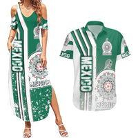 Mexico Football Couples Matching Summer Maxi Dress and Hawaiian Shirt El Tri Soccer - Road To Champion - Wonder Print Shop