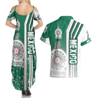 Mexico Football Couples Matching Summer Maxi Dress and Hawaiian Shirt El Tri Soccer - Road To Champion - Wonder Print Shop