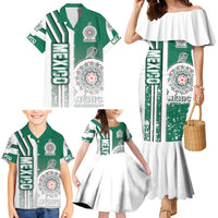 Mexico Football Family Matching Mermaid Dress and Hawaiian Shirt El Tri Soccer - Road To Champion - Wonder Print Shop