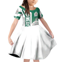 Mexico Football Family Matching Off Shoulder Short Dress and Hawaiian Shirt El Tri Soccer - Road To Champion - Wonder Print Shop