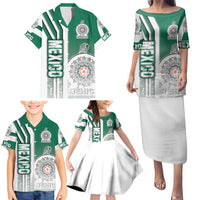 Mexico Football Family Matching Puletasi and Hawaiian Shirt El Tri Soccer - Road To Champion - Wonder Print Shop