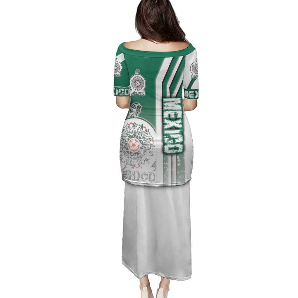 Mexico Football Family Matching Puletasi and Hawaiian Shirt El Tri Soccer - Road To Champion - Wonder Print Shop