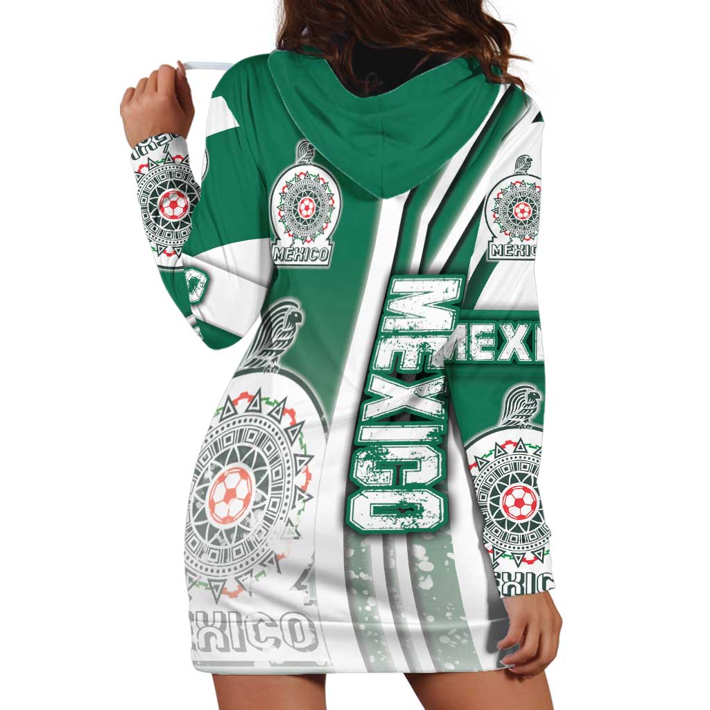 Mexico Football Hoodie Dress El Tri Soccer - Road To Champion - Wonder Print Shop