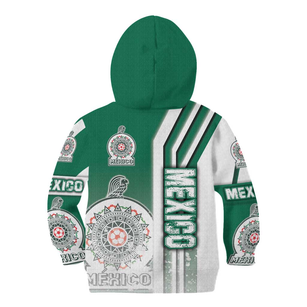 Mexico Football Kid Hoodie El Tri Soccer - Road To Champion - Wonder Print Shop
