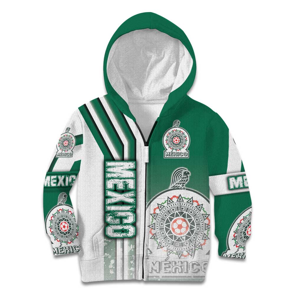 Mexico Football Kid Hoodie El Tri Soccer - Road To Champion - Wonder Print Shop