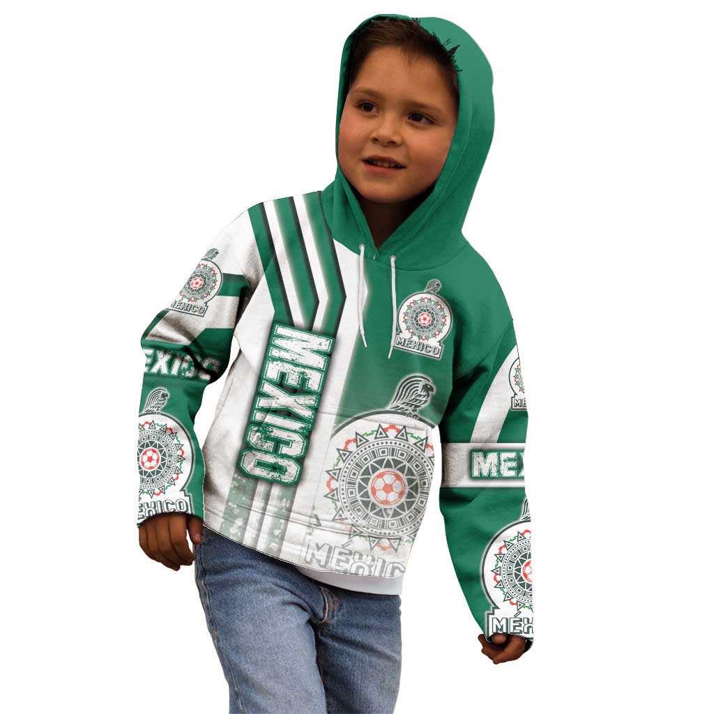 Mexico Football Kid Hoodie El Tri Soccer - Road To Champion - Wonder Print Shop