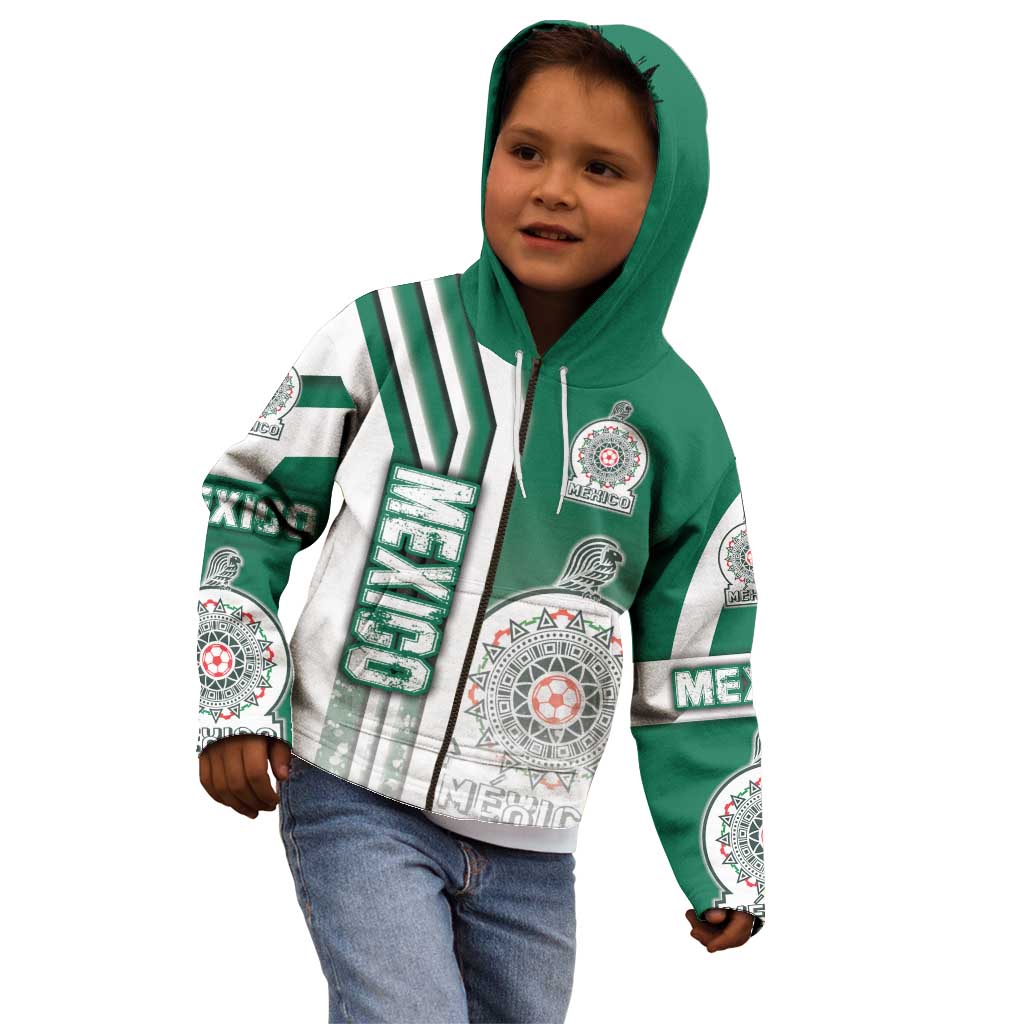 Mexico Football Kid Hoodie El Tri Soccer - Road To Champion - Wonder Print Shop