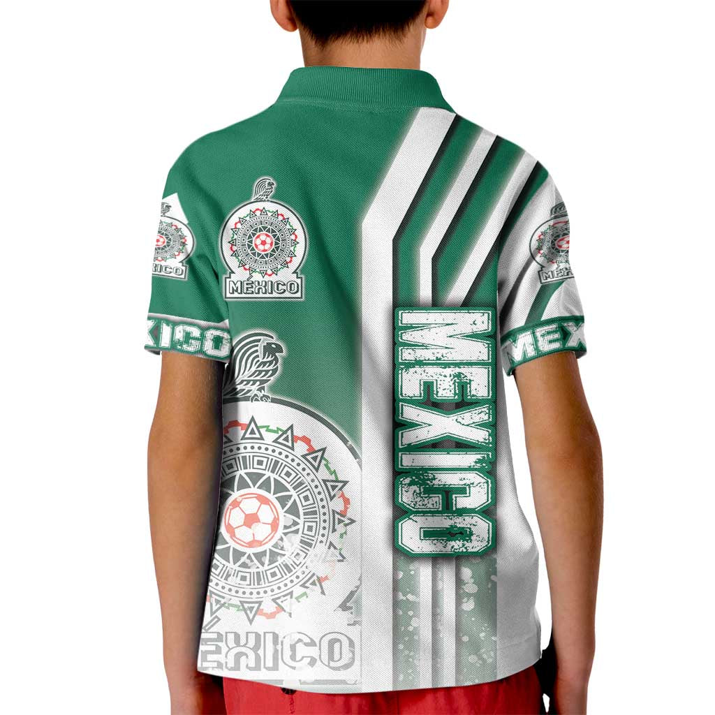 Mexico Football Kid Polo Shirt El Tri Soccer - Road To Champion - Wonder Print Shop