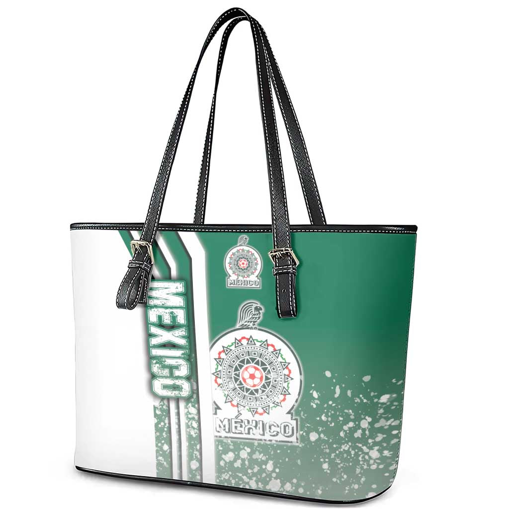 Mexico Football Leather Tote Bag El Tri Soccer - Road To Champion - Wonder Print Shop